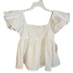 Altar’d State White Baby Doll Top